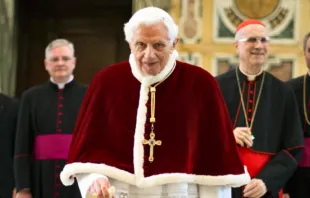 البابا الراحل بنديكتوس السادس عشر مصدر الصورة: Richard Hedberg/Pinterest