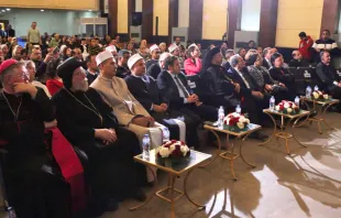 جانب من احتفاليّة مرور 60 سنة على صدور وثيقة «في عصرنا» في مدرسة العائلة المقدّسة- القاهرة مصدر الصورة: المكتب الإعلاميّ الكاثوليكيّ في مصر