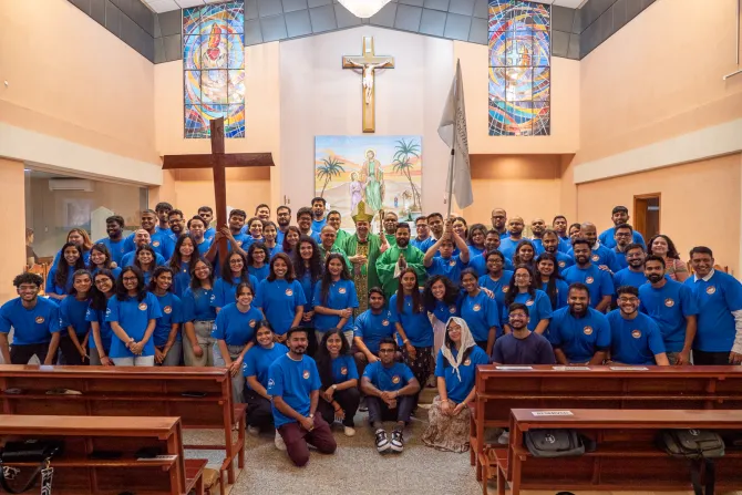 وفد شبيبة النيابة الرسوليّة في جنوب شبه الجزيرة العربيّة المُشارِك في يوبيل الشباب 2025