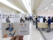 المعرض الفنّي التوعوي في حرم جامعة دمشق