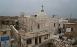من أعمال إعادة إعمار كنيسة الطاهرة في الموصل
