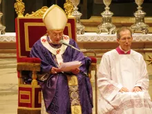 البابا بنديكتوس السادس عشر في فبراير/شباط 2013