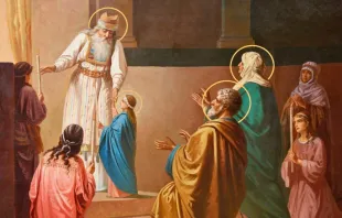 تُمثِّل تقدمة العذراء مريم إلى الهيكل لحظةً فريدة مصدر الصورة: Ratka CG 🇷🇸🇲🇪/Pinterest