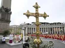 البابا فرنسيس يترأس قداس أحد الشعانين في ساحة القديس بطرس-الفاتيكان