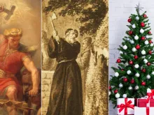 شجرة الميلاد والقدّيس بونيفاس وإله الرعد ثور