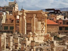 معبد فينوس في قلعة بعلبك الأثريّة-لبنان
