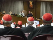 من لقاء البابا مع الكرادلة اليوم