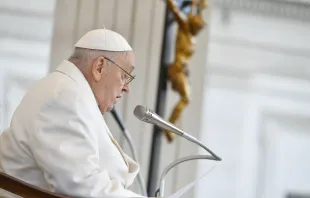 البابا فرنسيس صباح اليوم في ساحة القدّيس بطرس-الفاتيكان مصدر الصورة: فاتيكان ميديا