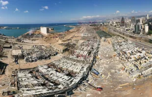 صلاة البابا في مرفأ بيروت لحظة مفصليّة لذوي الضحايا مصدر الصورة: Kamil Al Rayess/Shutterstock