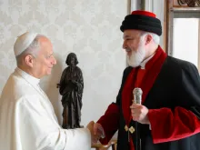 البابا لاوون الرابع عشر يلتقي البطريرك آوا الثالث روئيل في الفاتيكان