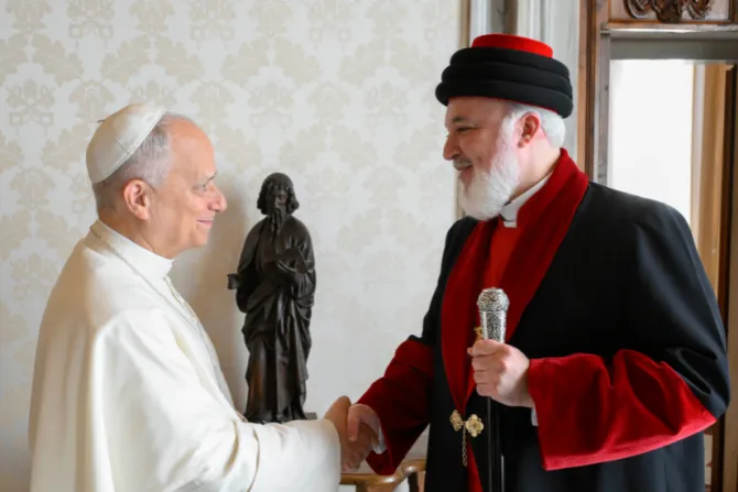 البابا لاوون الرابع عشر يلتقي البطريرك آوا الثالث روئيل في الفاتيكان