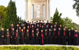 الصورة التذكاريّة لسينودس الأساقفة الموارنة 2025 في بكركي، لبنان مصدر الصورة: البطريركيّة المارونيّة