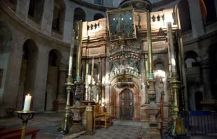 صورة حديثة للقبر المقدّس الموجود في كنيسة القيامة Provided by: Terry O'Connell/Pinterest