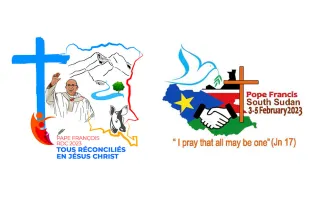 شعارا زيارة البابا فرنسيس جمهوريّة الكونغو وجنوب السودان Provided by: Holy See Press Office