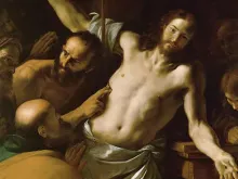 القديس توما الرسول يلمس جراحات المسيح القائم من الموت