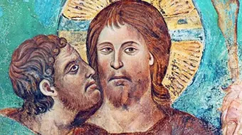 يهوذا الإسخريوطي يسلّم يسوع المسيح بقبلة Provided by: Cimabué, 13th century (Public Domain)/NCR