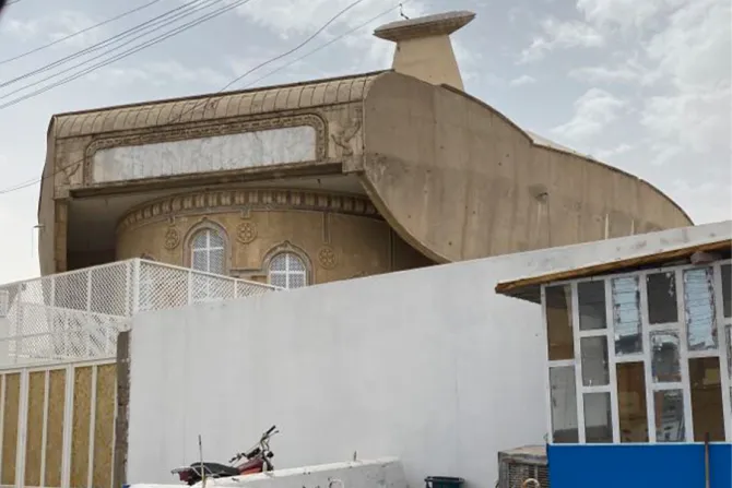 كنيسة الروح القدس الكلدانية في الموصل كما هي اليوم