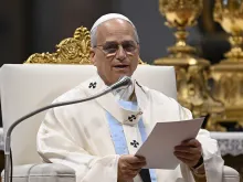 البابا لاوون الرابع عشر يترأّس الذبيحة الإلهيّة في بازيليك القدّيس بطرس-الفاتيكان يوم 9 يونيو/حزيران 2025 لمناسبة يوبيل الكرسيّ الرسوليّ