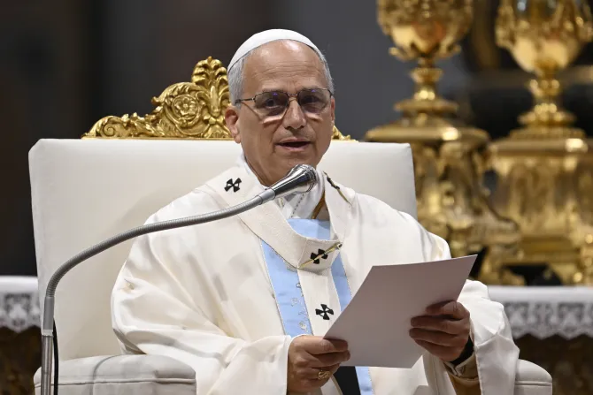 البابا لاوون الرابع عشر يترأّس الذبيحة الإلهيّة في بازيليك القدّيس بطرس-الفاتيكان يوم 9 يونيو/حزيران 2025 لمناسبة يوبيل الكرسيّ الرسوليّ