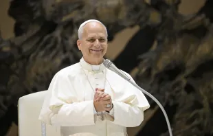 البابا لاوون الرابع عشر يلتقي المشاركين في يوبيل الحياة المكرّسة في قاعة بولس السادس الفاتيكانيّة يوم 10 أكتوبر/تشرين الأوّل 2025 مصدر الصورة: فاتيكان ميديا