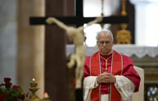 البابا لاوون الرابع عشر يصلّي في بازيليك القدّيس بولس خارج الأسوار-روما لتذكّر شهداء الإيمان في القرن الـ21 (14 سبتمبر/أيلول 2025) مصدر الصورة: فاتيكان ميديا