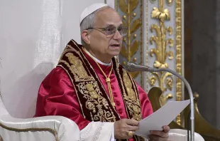 البابا لاوون الرابع عشر يزور بازيليك القدّيس بولس خارج الأسوار-روما في 20 مايو/أيّار 2025 بهدف تسلّم رئاسة المكان بعد انتخابه حبرًا أعظم مصدر الصورة: فاتيكان ميديا