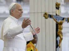 البابا لاوون يُقدّم تأمّلًا في خلال المقابلة العامّة الأسبوعيّة صباح اليوم في الفاتيكان