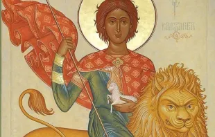 القديس ماما مصدر الصورة: Orthodox Arts Journal/Pinterest