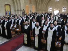 من القدّاس الإلهي واللقاء الرهبانيّ احتفالًا بعيد تأسيس الرهبانيّة اللبنانيّة المارونيّة في دير مار أنطونيوس-غزير، لبنان