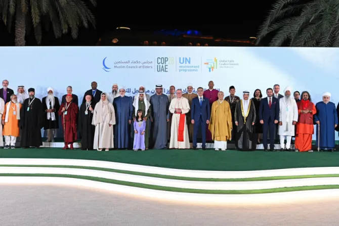 من أعمال القمّة العالميّة لقادة الأديان من أجل المناخ في أبوظبي-الإمارات