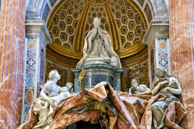 ضريح البابا ألكسندر السابع في كنيسة القدّيس بطرس-الفاتيكان