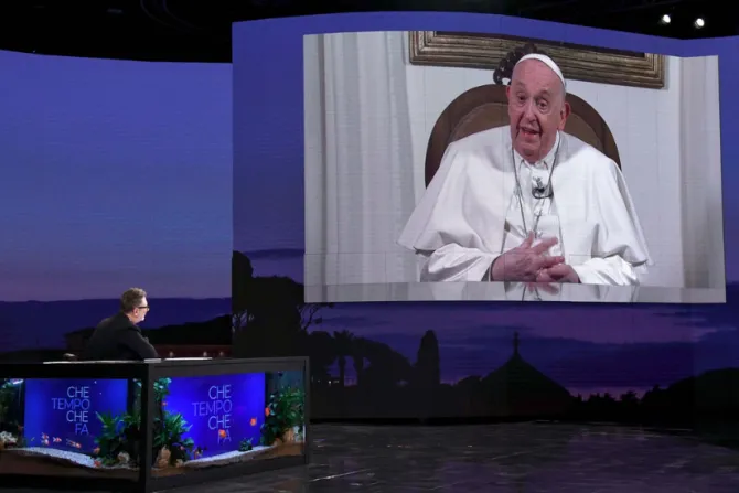 البابا فرنسيس يشارك عبر الفيديو في البرنامج الحواريّ الإيطاليّ «كيف الحال اليوم؟»