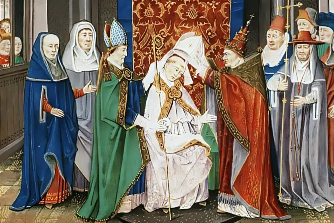 البابا سرجيوس الأوّل يرسم القدّيس هوبرت من لييج أسقفًا