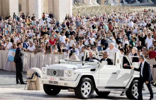 البابا فرنسيس في المقابلة العامة يوم الأربعاء 7 سبتمبر/أيلول 2022 Provided by: Daniel Ibáñez/CNA