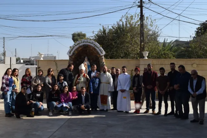 كنيسة مار بولس الرسول الكلدانيّة في الموصل تحتفل بدق اجراس كنيستها الاول مرة منذ عام