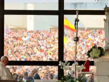 البابا فرنسيس في كابيلا الظهورات في مزار سيدة فاطيما