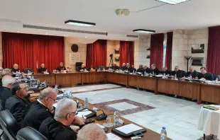 من افتتاح أعمال سينودس الأساقفة الموارنة في بكركي، لبنان مصدر الصورة: البطريركيّة المارونيّة