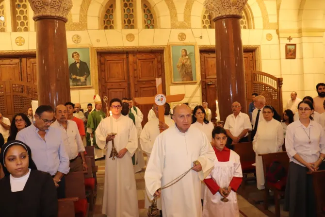 جانبٌ من احتفال الكنيسة اللاتينيّة بيوبيل الإرساليّات في القاهرة، مصر