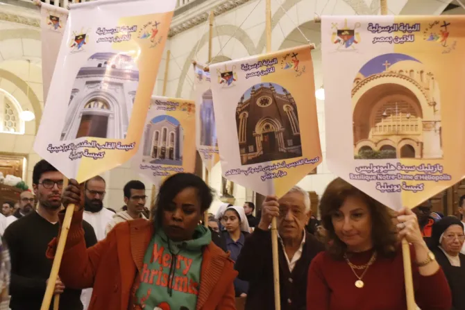 قدّاس اختتام السنة اليوبيليّة للكنيسة اللاتينيّة في بازيليك السيّدة العذراء، مصر الجديدة-القاهرة