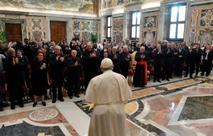 البابا فرنسيس يلتقي أعضاء معهد لاهوت الحياة المكرّسة Provided by: Vatican Media